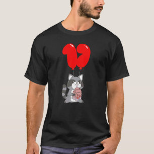 Strawberry Milk Raccoon  17th Birthday  Kids Ballo T-Shirt