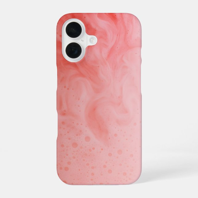 Strawberry milk shake photo iPhone case (Back)