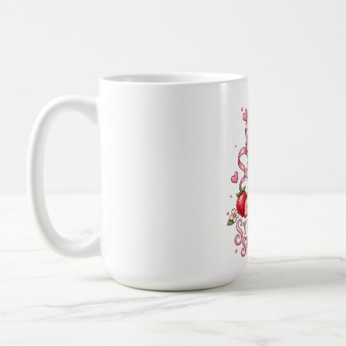 Strawberry Milkshake Cute Pink Dessert Sweet Treat Coffee Mug