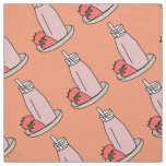 Strawberry Milkshake retro pink Fabric
