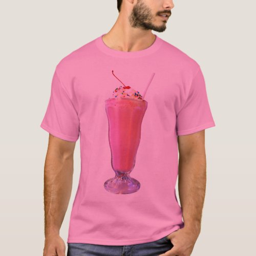 Strawberry Milkshake T_Shirt
