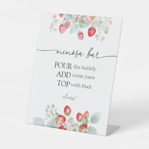 Strawberry Mimosa Bar Sign