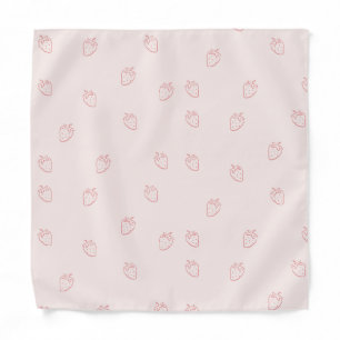 Strawberry Minimalism Bandana