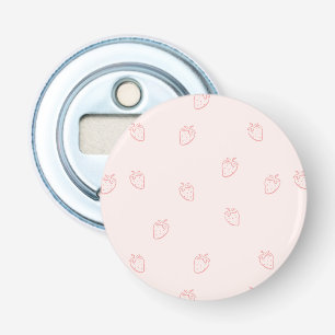 Strawberry Minimalism Bottle Opener