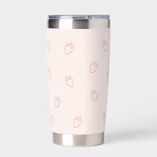 Strawberry Minimalism Insulated Tumbler