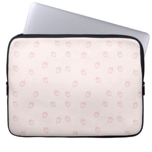 Strawberry Minimalism Laptop Sleeve