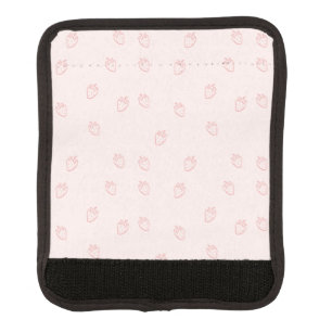Strawberry Minimalism Luggage Handle Wrap