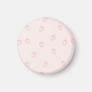 Strawberry Minimalism Magnet