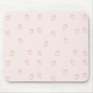 Strawberry Minimalism Mouse Pad