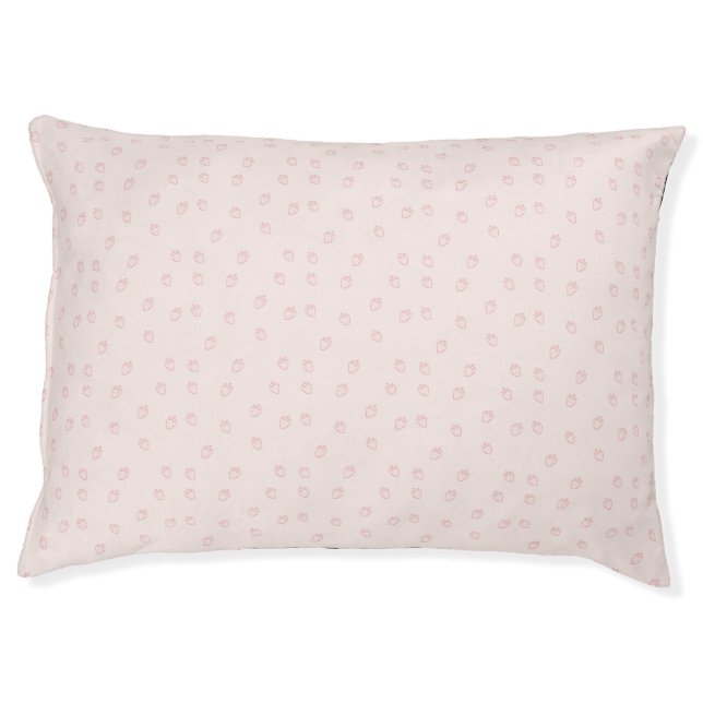 Strawberry Minimalism Pet Bed (Front)