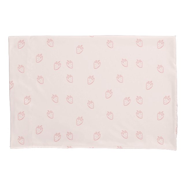 Strawberry Minimalism Pillow Case (Front)