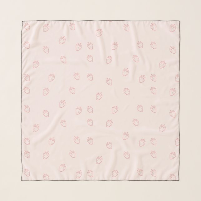 Strawberry Minimalism Scarf (Front)