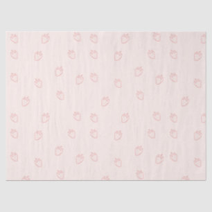 Strawberry Minimalism Tissue Paper