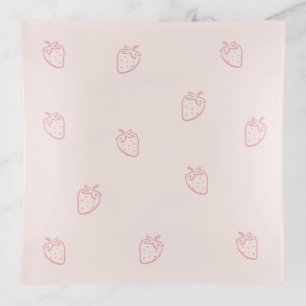 Strawberry Minimalism Trinket Tray