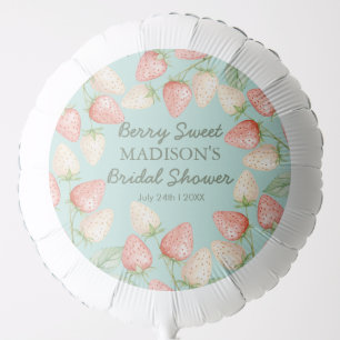 Strawberry Mint Green GardenBridal Shower  Balloon