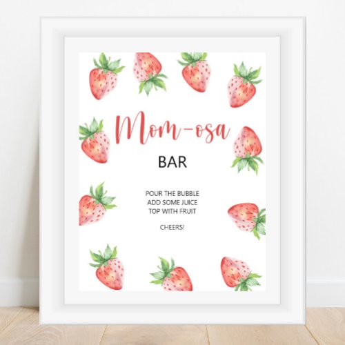 Strawberry  Mom_osa bar  Poster