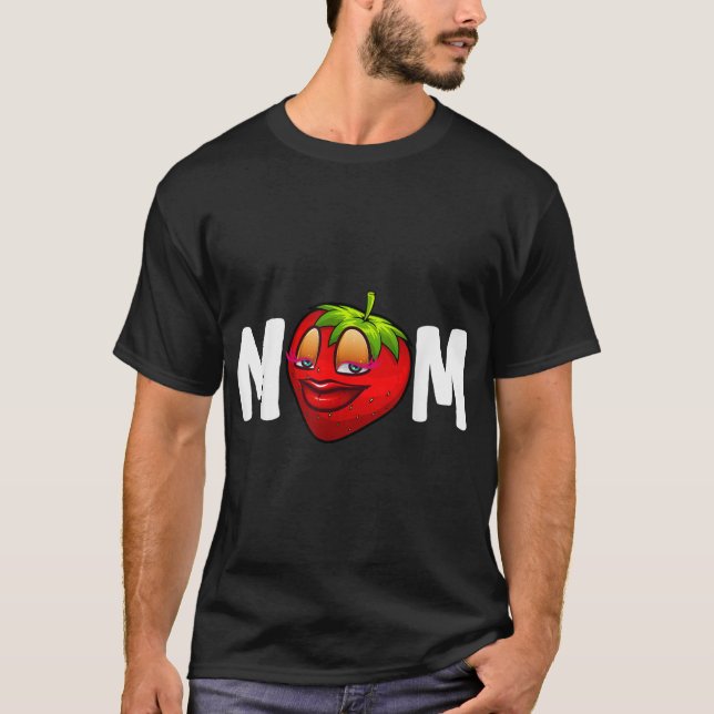 Strawberry mom T-Shirt (Front)