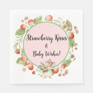Strawberry Mouse Baby Shower-Party Napkins