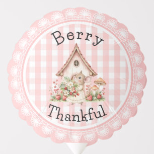 Strawberry Mouse Baby Shower-Pink Balloon