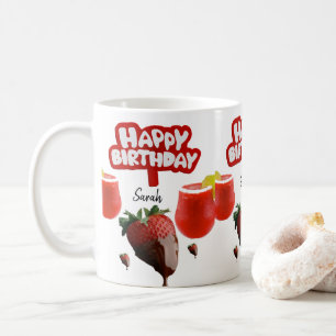 Strawberry Mug Happy Birthday Mug