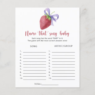 Strawberry - Name that Baby Song