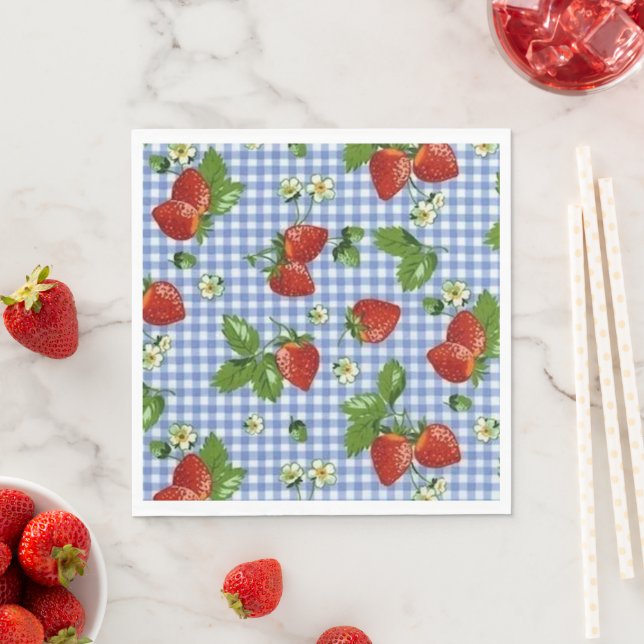 Strawberry Napkins (Insitu)