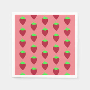 Strawberry napkins