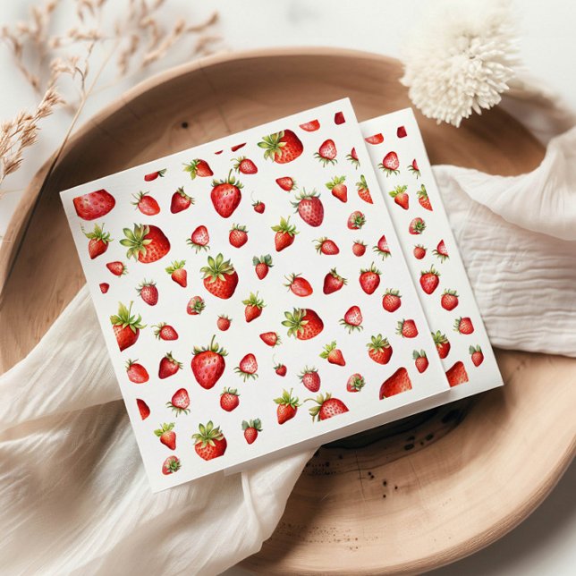 Strawberry  napkins (Creator Uploaded)