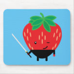 Strawberry-ninja Mouse Pad at Zazzle