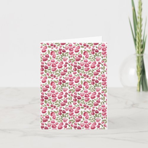 Strawberry Note Card