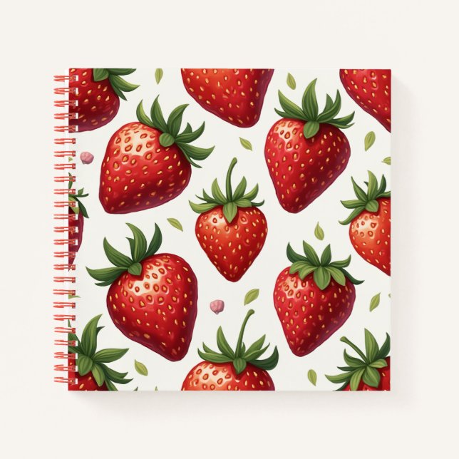 Strawberry Notebook (Front)