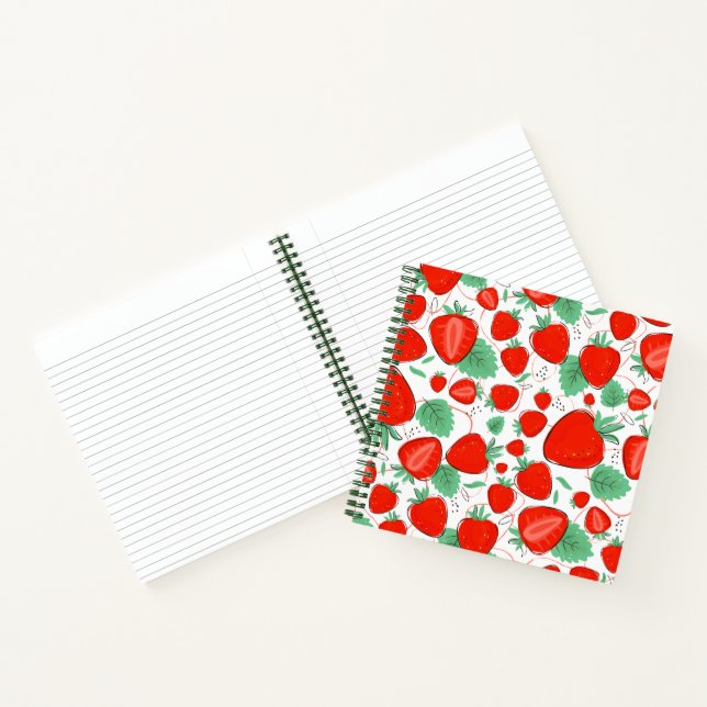 Strawberry Notebook (Inside)