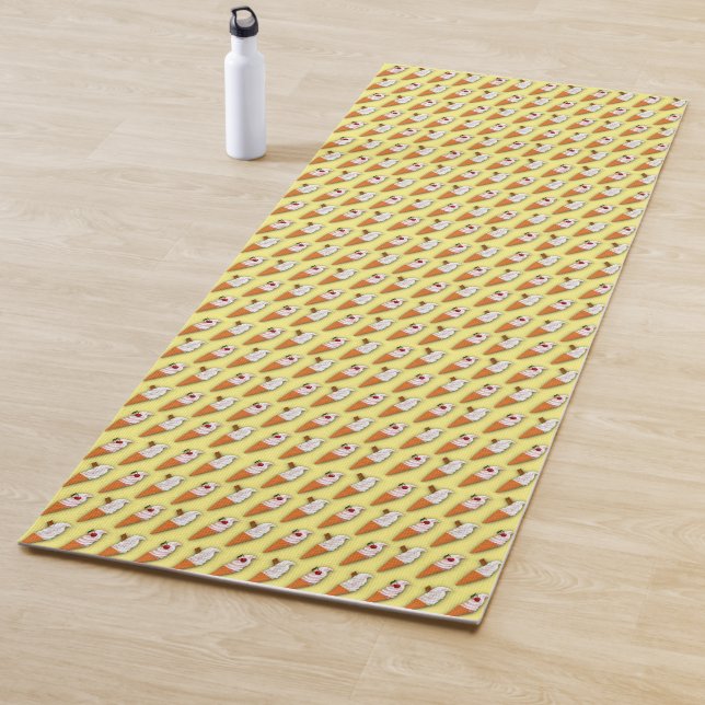 Strawberry or Vanilla?  Yellow Yoga Mat (In Situ)
