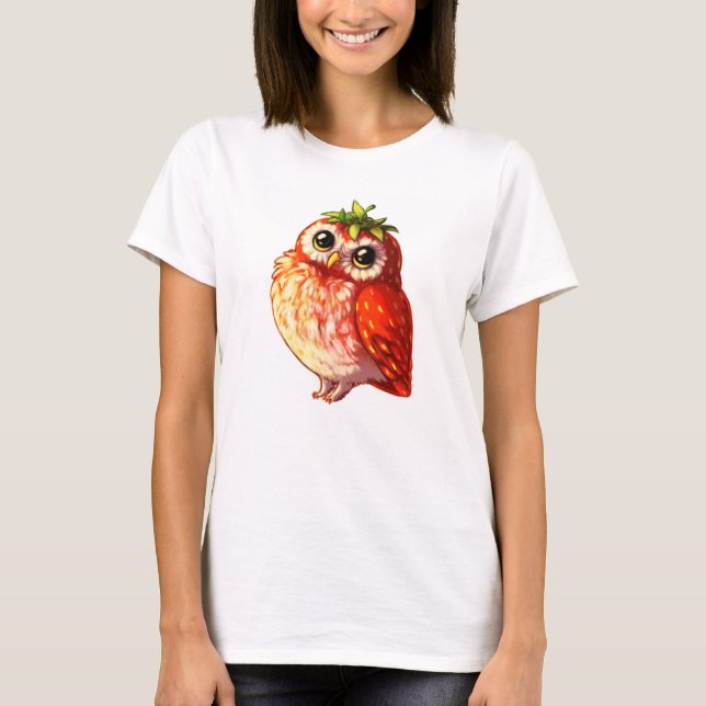 Strawberry Owl Shirt (Front)