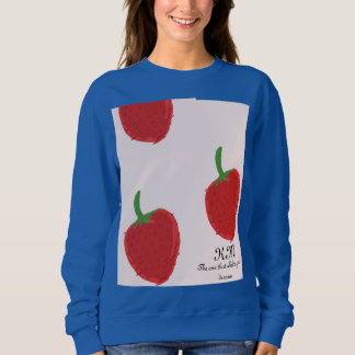 Strawberry Painting Design T-Shirt Sweatshirt