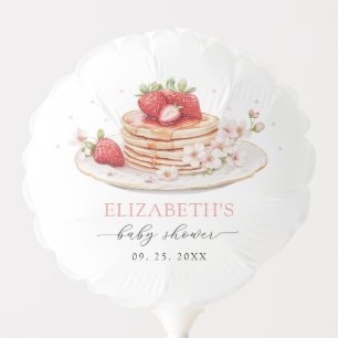 Strawberry Pancake Baby Shower Balloon