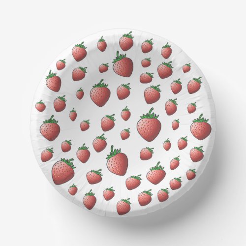 Strawberry Paper Bowls