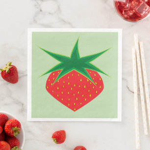 Strawberry Paper Napkins