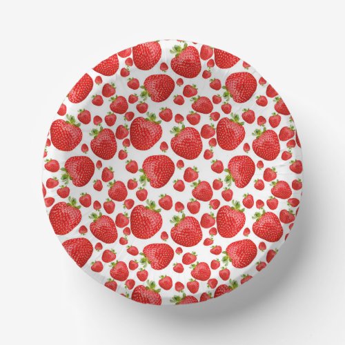Strawberry Paper Plate Paper Bowls