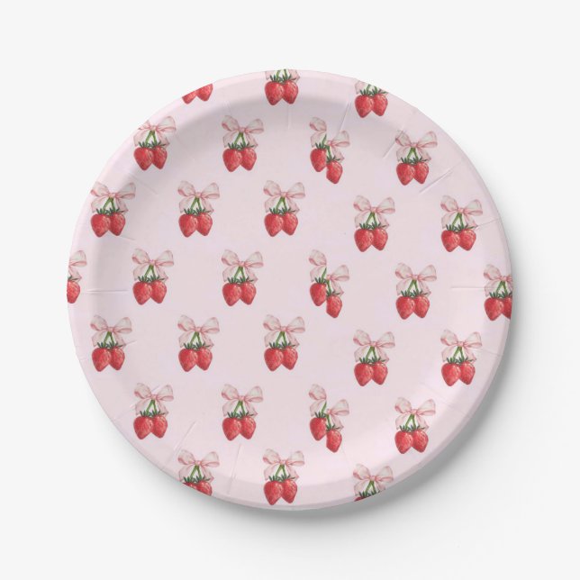 Strawberry Paper Plates (Front)