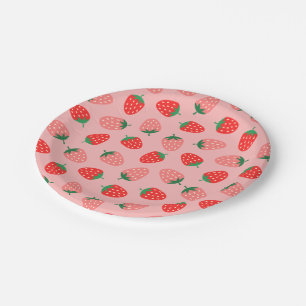 Strawberry Paper Plates