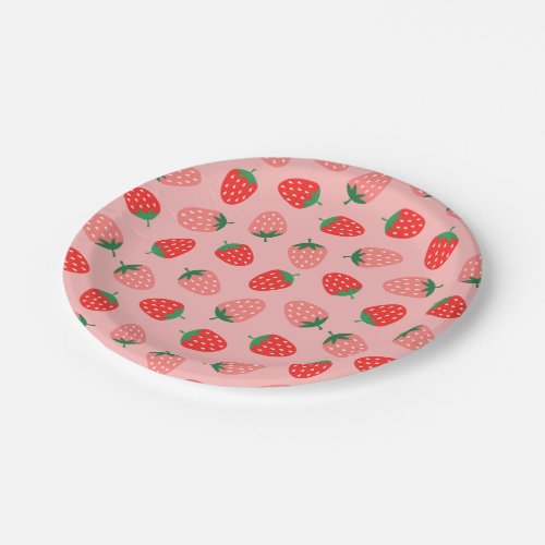 Strawberry Paper Plates