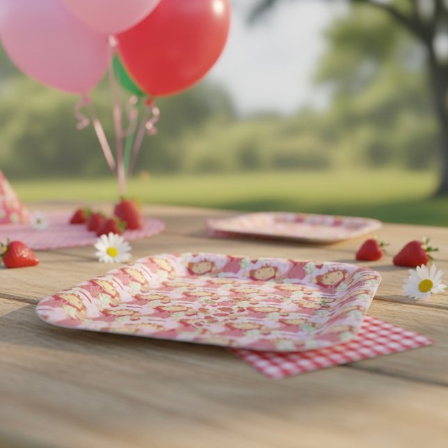 Strawberry Paper Plates (Creator Uploaded)