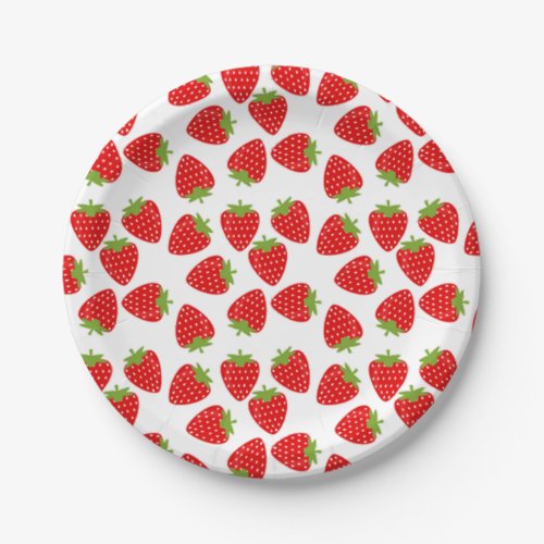 Strawberry Paper Plates