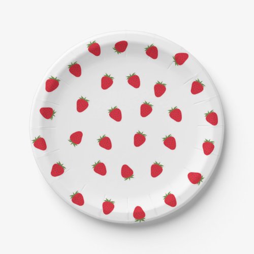 Strawberry Paper Plates