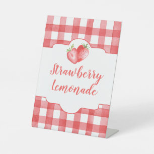 Strawberry Party Sign   Strawberry Birthday Sign