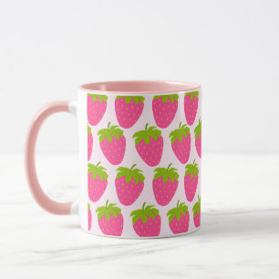 Strawberry Pastel Pink Mug