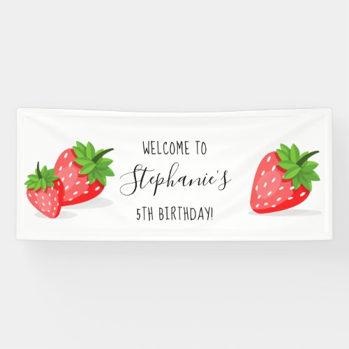 Strawberry Patch Banner