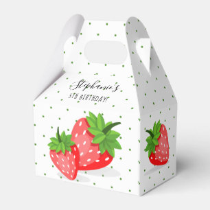 Strawberry Patch Favor Boxes
