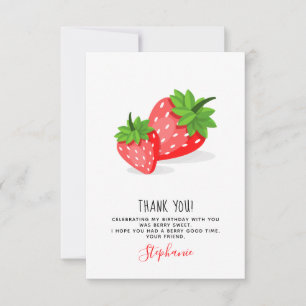 Strawberry Patch Invitation